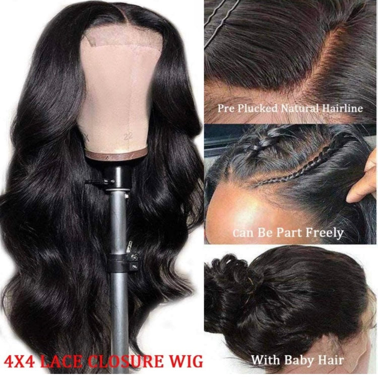 Body Wave 4x4 Lace Closure Wig